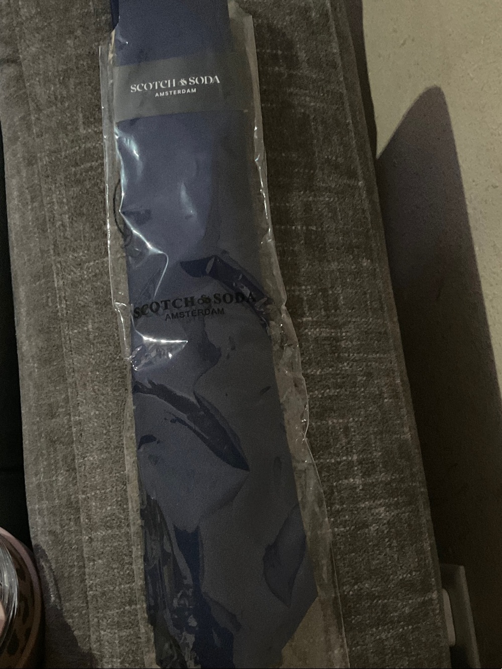 Scotch & Soda Deep Navy Solid Tie-NWT-One Size